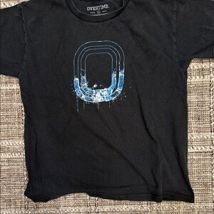 Overtime Kids Black Short Sleeve Tee